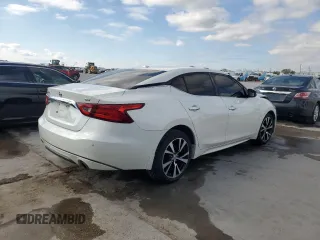 2017 Nissan Maxima SR with VIN 1N4AA6AP6HC456956, listed as a Copart auction lot 52678095 with 111,421 mi miles and Salvage title. Bid and sale history available at DreamBid. Image 3.