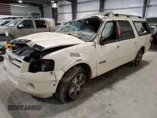 2008 Ford Expedition EL Limited with VIN 1FMFK19598LA42486, listed as a Copart auction lot 82645584 with 0 mi miles and Salvage Title. Bid and sale history available at carsss.com. Image 1.