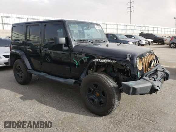 2014 Jeep Wrangler Unlimited Sahara with VIN 1C4BJWEG6EL185501, listed as a Copart auction lot 51538065 with 102,866 mi miles and Salvage Title. Bid and sale history available at carsss.com. Image 4.