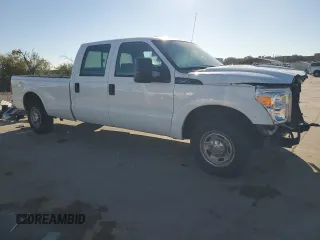 2012 Ford F-250 XL with VIN 1FT7W2A62CEA73065, listed as a Copart auction lot 76014634 with 162,703 mi miles and Salvage title. Bid and sale history available at DreamBid. Image 4.