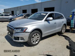 2016 Audi Q5 Premium Plus with VIN WA1L2AFPXGA142162, listed as a Copart auction lot 62697655 with 160,510 mi miles and Salvage title. Bid and sale history available at DreamBid. Image 1.