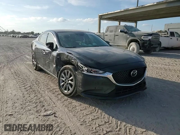 2020 Mazda 6 Sport with VIN JM1GL1UM5L1525756, listed as a Copart auction lot 46450495 with 53,741 mi miles and Salvage Title. Bid and sale history available at DreamBid. Image 13.