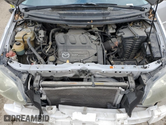 2004 Mazda MPV LX with VIN JM3LW28A440528559, listed as a Copart auction lot 51021245 with 117,382 mi miles and Salvage Title. Bid and sale history available at carsss.com. Image 12.
