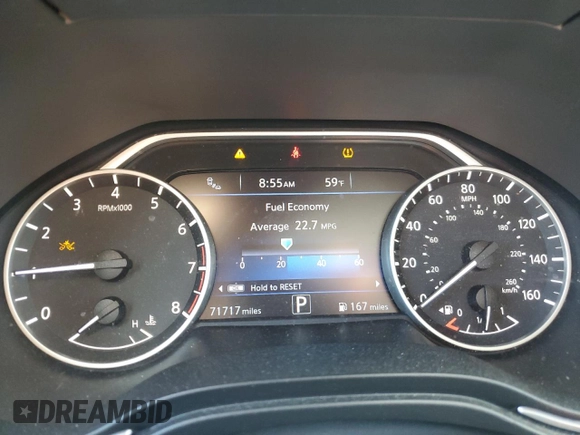 2018 Nissan Maxima SV with VIN 1N4AA6AP6JC401283, listed as a Copart auction lot 57285845 with 71,717 mi miles and Clean title. Bid and sale history available at DreamBid. Image 9.