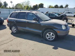 2003 Hyundai Santa Fe GLS with VIN KM8SC13D83U450511, listed as a Copart auction lot 53143485 with 166,622 mi miles and Clean Title. Bid and sale history available at carsss.com. Image 4.