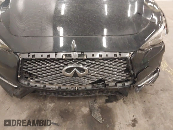 2018 Infiniti Q60 Luxe with VIN JN1EV7EL1JM393037, listed as a IAAI auction lot 41308526 with 54,065 mi miles and . Bid and sale history available at DreamBid. Image 18.
