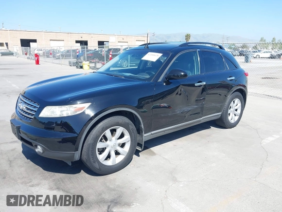 2005 Infiniti FX z VIN JNRAS08W85X220864, wystawiony jako IAAI lot #42200628 z przebiegiem 238 823 mil mil oraz . Historia ofert i sprzedaży dostępna na DreamBid. Obrazek 2.