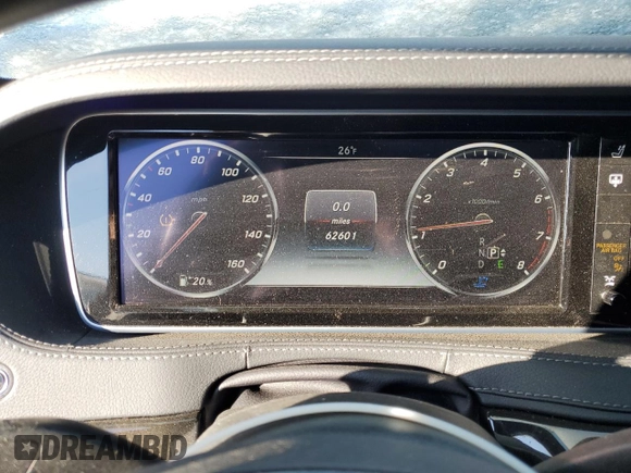2015 Mercedes-Benz S-Class S 550 with VIN WDDUG8FB8FA085909, listed as a Copart auction lot 80838394 with 62,601 mi miles and Salvage Title. Bid and sale history available at carsss.com. Image 9.