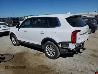 2022 Kia Telluride LX with VIN 5XYP2DHC1NG292886, listed as a Copart auction lot 50058115 with 51,235 mi miles and Salvage title. Bid and sale history available at DreamBid. Image 2.
