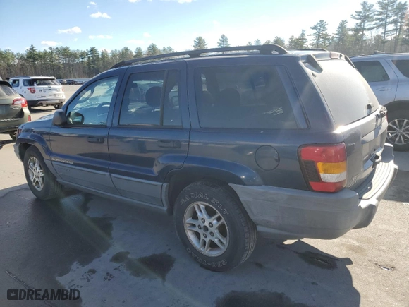 2002 Jeep Grand Cherokee Laredo with VIN 1J4GW48N92C191725, listed as a Copart auction lot 80020434 with 164,881 mi miles and Clean Title. Bid and sale history available at carsss.com. Image 2.