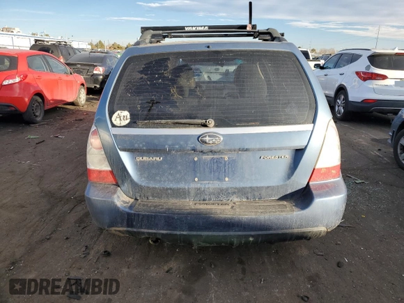 2007 Subaru Forester X with VIN JF1SG63637G722478, listed as a Copart auction lot 43606445 with 218,647 mi miles and Salvage Title. Bid and sale history available at carsss.com. Image 6.