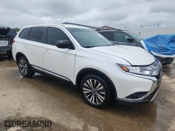 2020 Mitsubishi Outlander ES with VIN JA4AD2A32LZ046985, listed as a Copart auction lot 60805545 with 59,223 mi miles and Salvage title. Bid and sale history available at DreamBid. Image 4.