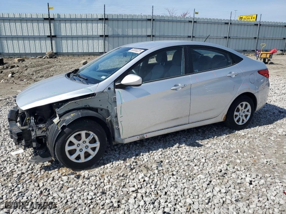 2013 Hyundai Accent GLS with VIN KMHCT4AE0DU560651, listed as a Copart auction lot 50085225 with 73,771 mi miles and Salvage Title. Bid and sale history available at carsss.com. Image 1.