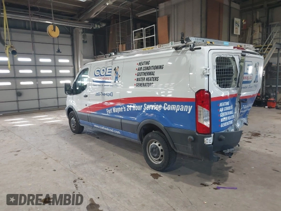 2017 Ford Transit with VIN 1FTYR2ZM0HKA07881, listed as a IAAI auction lot 41540841 with 124,381 mi miles and . Bid and sale history available at DreamBid. Image 3.