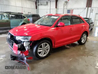 2017 Audi Q3 Premium with VIN WA1BCCFS6HR014545, listed as a Copart auction lot 61142415 with 132,698 mi miles and Non repairable. Bid and sale history available at DreamBid. Image 1.