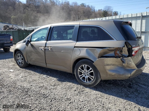 2012 Honda Odyssey EX-L with VIN 5FNRL5H67CB144543, listed as a Copart auction lot 47780315 with 160,403 mi miles and Salvage Title. Bid and sale history available at carsss.com. Image 2.