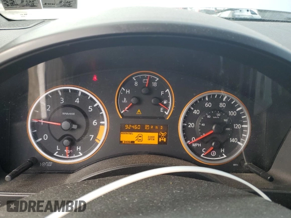 2015 Nissan Titan Pro-4X with VIN 1N6AA0EC1FN512072, listed as a Copart auction lot 85733174 with 92,460 mi miles and Salvage title. Bid and sale history available at DreamBid. Image 9.