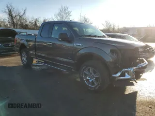 2016 Ford F-150 XLT with VIN 1FTEX1EP2GFD61525, listed as a Copart auction lot 84863094 with 92,859 mi miles and Salvage Title. Bid and sale history available at carsss.com. Image 4.