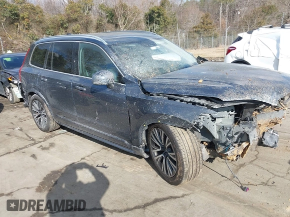 2021 Volvo XC90 Momentum with VIN YV4102PK3M1716878, listed as a IAAI auction lot 41420900 with 49,075 mi miles. Bid and sale history available at carsss.com. Image 1.