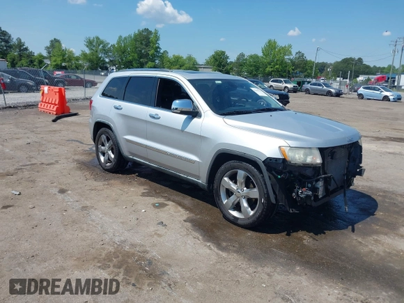 2011 Jeep Grand Cherokee Overland with VIN 1J4RR6GGXBC526649, listed as a IAAI auction lot 42162327 with 185,129 mi miles and . Bid and sale history available at DreamBid. Image 1.