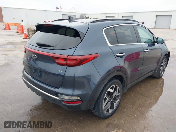 2021 Kia Sportage EX with VIN KNDPN3AC7M7920408, listed as a IAAI auction lot 41421579 with 70,921 mi miles and . Bid and sale history available at DreamBid. Image 4.