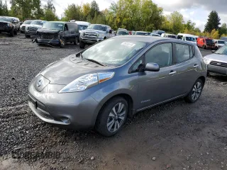 2016 Nissan LEAF S with VIN 1N4BZ0CP4GC314336, listed as a Copart auction lot 76608474 with 67,923 mi miles and Salvage Title. Bid and sale history available at carsss.com. Image 1.