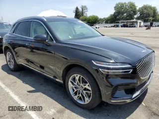 2024 Genesis GV70 2.5T with VIN 5NMMADTB3RH015771, listed as a Copart auction lot 60168085 with 9,800 mi miles and Salvage title. Bid and sale history available at DreamBid. Image 4.