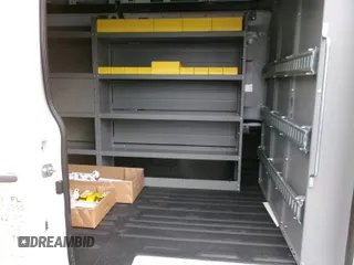2023 Ford Transit Cargo with VIN 1FTBR1X86PKC01190, listed as a IAAI auction lot 42808925 with 41 mi miles and . Bid and sale history available at DreamBid. Image 8.