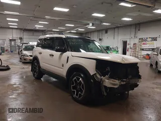 2021 Ford Bronco Sport Big Bend with VIN 3FMCR9B63MRA46707, listed as a IAAI auction lot 42351160 with 42,840 mi miles and . Bid and sale history available at DreamBid. Image 1.