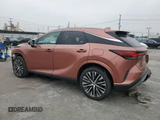 2023 Lexus RX with VIN 2T2BBMCAXPC008973, listed as a Copart auction lot 75833564 with 26,593 mi miles and Salvage Title. Bid and sale history available at carsss.com. Image 2.