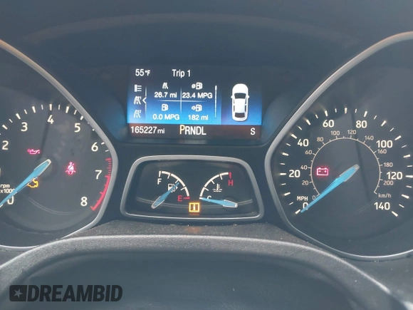 2017 Ford Focus SE with VIN 1FADP3F26HL276139, listed as a IAAI auction lot 42316774 with 165,227 mi miles and . Bid and sale history available at DreamBid. Image 7.