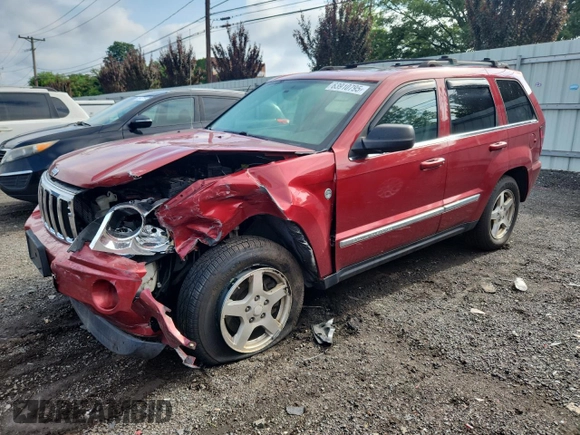2006 Jeep Grand Cherokee Limited with VIN 1J4HR58N06C183181, listed as a Copart auction lot 63910795 with 219,189 mi miles and Salvage title. Bid and sale history available at DreamBid. Image 1.