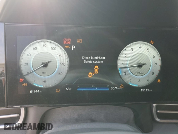2023 Hyundai Elantra SEL с VIN KMHLS4AG5PU417753, выставлен на аукционе Copart как лот 53434915 с пробегом 15 147 миль миль и Списание • Salvage title. История ставок и продаж доступна на DreamBid. Изображение 9.