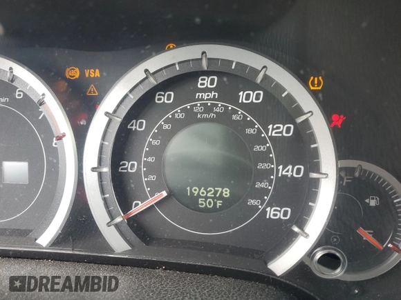 2010 Acura TSX with VIN JH4CU2F65AC007985, listed as a Copart auction lot 52712495 with 196,278 mi miles and Salvage Title. Bid and sale history available at carsss.com. Image 9.