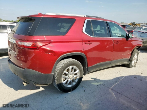 2018 Chevrolet Traverse LT Cloth with VIN 1GNERGKW1JJ108961, listed as a Copart auction lot 53327065 with 118,009 mi miles and Clean Title. Bid and sale history available at carsss.com. Image 3.