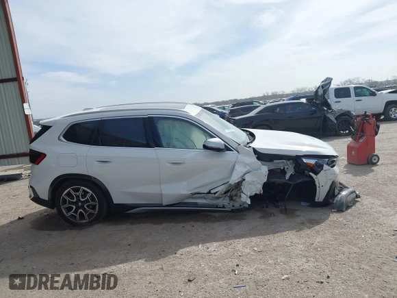 2023 BMW X1 xDrive28i with VIN WBX73EF07P5W32455, listed as a IAAI auction lot 41825701 with 12,453 mi miles and . Bid and sale history available at DreamBid. Image 13.