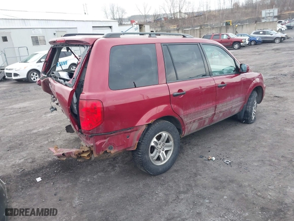 2003 Honda Pilot EX with VIN 2HKYF18683H581271, listed as a IAAI auction lot 41630651 with 173,536 mi miles. Bid and sale history available at carsss.com. Image 4.
