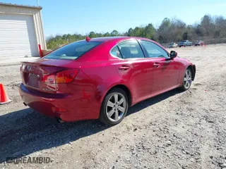 2008 Lexus IS 250 with VIN JTHCK262282024889, listed as a IAAI auction lot 41459279 with 203,088 mi miles. Bid and sale history available at carsss.com. Image 4.