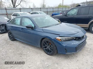 2025 Honda Civic Sport z VIN 2HGFE2F56SH549101, wystawiony jako IAAI lot #42032706 z przebiegiem 12 820 mil mil oraz . Historia ofert i sprzedaży dostępna na DreamBid. Obrazek 1.