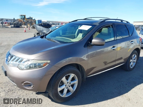 2009 Nissan Murano SL with VIN JN8AZ18UX9W008872, listed as a IAAI auction lot 41389435 with 150,488 mi miles. Bid and sale history available at carsss.com. Image 17.