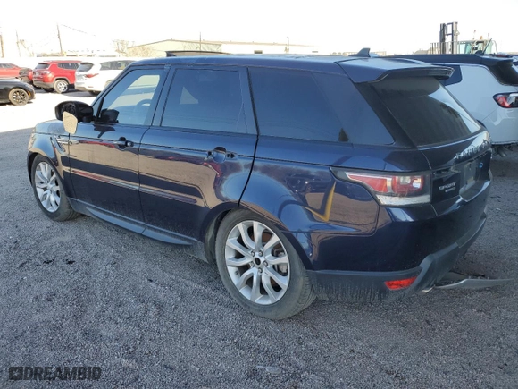 2016 Land Rover Range Rover Sport V6 HSE with VIN SALWR2PF4GA592456, listed as a Copart auction lot 48153825 with 999,999 mi miles and Clean Title. Bid and sale history available at carsss.com. Image 2.