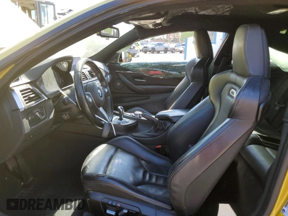 2017 BMW M4 with VIN WBS3R9C57HK709712, listed as a Copart auction lot 69876754 with 48,172 mi miles and Salvage Title. Bid and sale history available at carsss.com. Image 7.