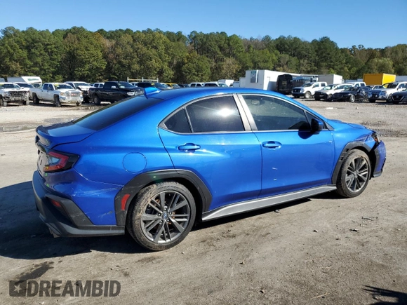 2022 Subaru WRX with VIN JF1VBAA69N9014593, listed as a Copart auction lot 81562274 with 16,231 mi miles and Salvage Title. Bid and sale history available at carsss.com. Image 3.