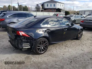 2014 Lexus IS 350 with VIN JTHCE1D20E5005241, listed as a Copart auction lot 82803404 with 130,530 mi miles and Salvage title. Bid and sale history available at DreamBid. Image 3.