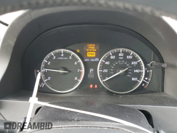 2014 Acura RDX Tech Pkg with VIN 5J8TB3H53EL002695, listed as a Copart auction lot 46033125 with 186,300 mi miles and Salvage Title. Bid and sale history available at carsss.com. Image 9.