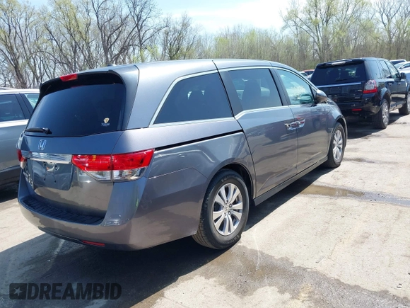 2014 Honda Odyssey EX-L with VIN 5FNRL5H64EB100941, listed as a IAAI auction lot 41918845 with 175,748 mi miles and . Bid and sale history available at DreamBid. Image 4.