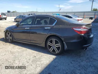 2017 Honda Accord Sedan Sport with VIN 1HGCR2F57HA285272, listed as a Copart auction lot 45609575 with 95,451 mi miles and Salvage Title. Bid and sale history available at carsss.com. Image 2.