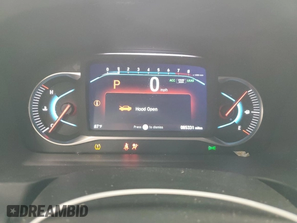 2020 Honda Passport EX-L with VIN 5FNYF8H50LB000022, listed as a Copart auction lot 59368095 with 85,331 mi miles and Non repairable. Bid and sale history available at DreamBid. Image 9.
