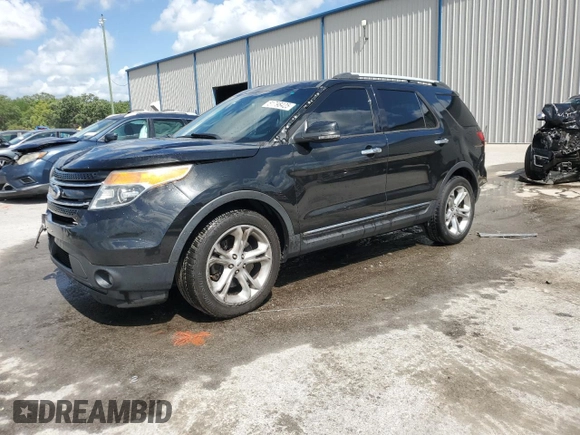 2015 Ford Explorer Limited with VIN 1FM5K7F85FGA15529, listed as a Copart auction lot 51798425 with 163,497 mi miles and Salvage Title. Bid and sale history available at carsss.com. Image 1.