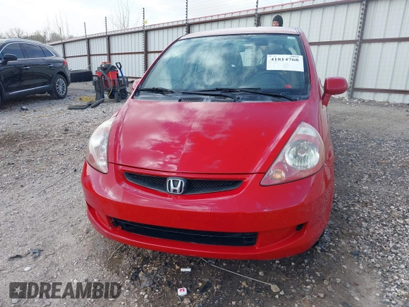2007 Honda Fit with VIN JHMGD38407S052558, listed as a IAAI auction lot 41814768 with 163,024 mi miles. Bid and sale history available at carsss.com. Image 12.